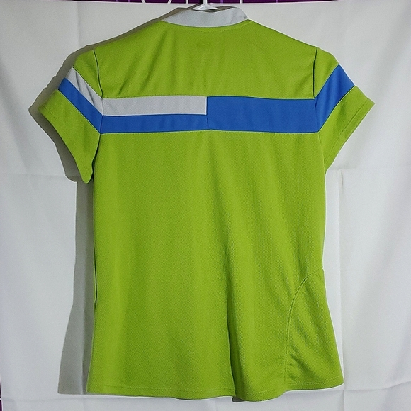 Sugoi Women's Metro Jersey, Lime Green, Sky Blue and Greyish White - Sz Medium - Picture 6 of 15
